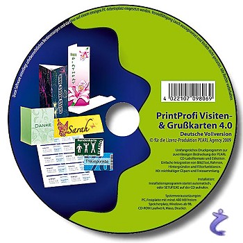 PrintProfi 4.0 Visitenkarten Druck-Software