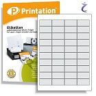 Printation Etiketten 48,5 x 25,4  - 400 Aufkleber 48,5x25,4 bedruckbar